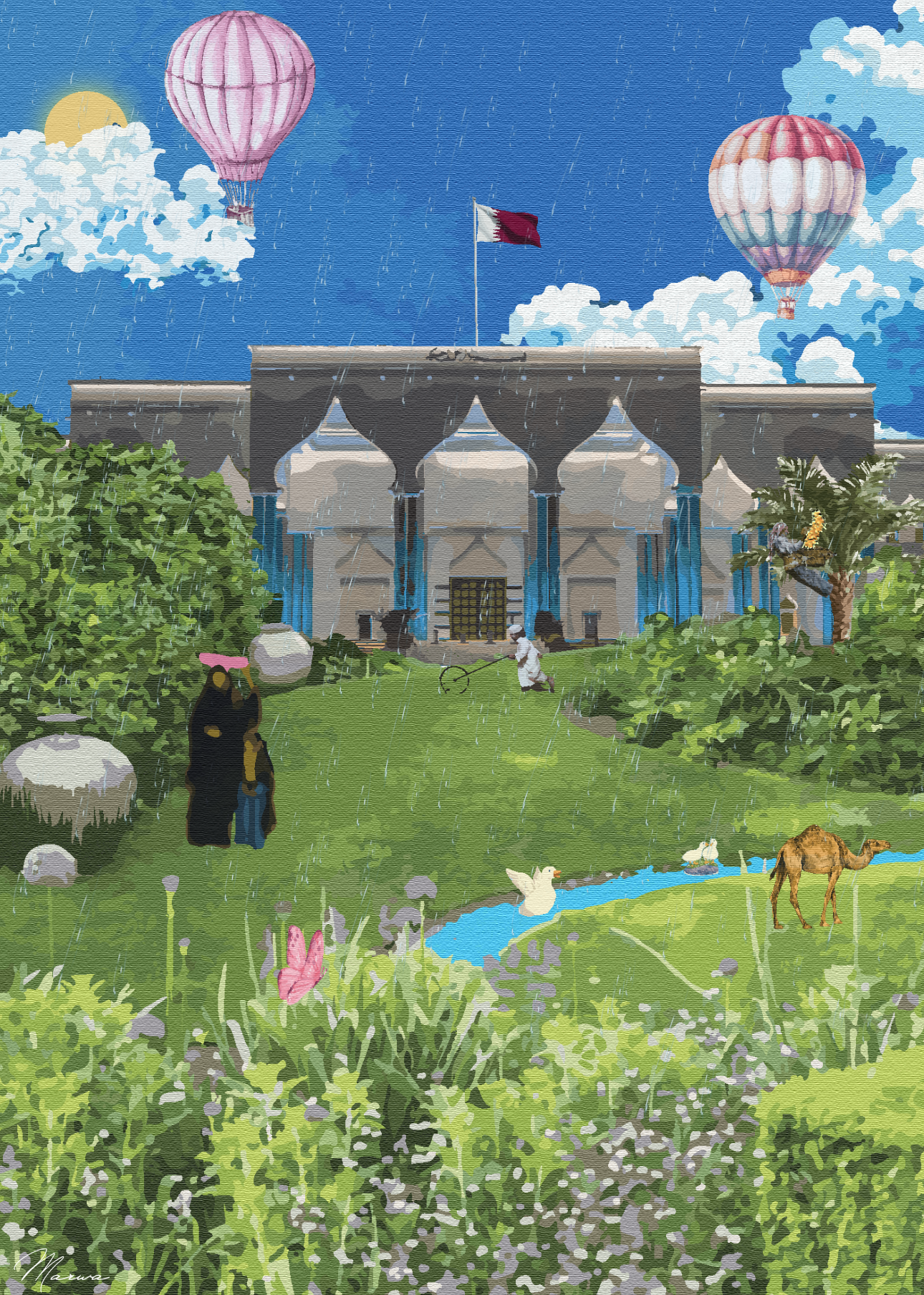 Diwan in Bloom